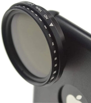 System-S Vario filtro gris filtro de densidad neutra filtro gris filtro ND ND2-400 lente de 37 mm para iPhone 11 Pro