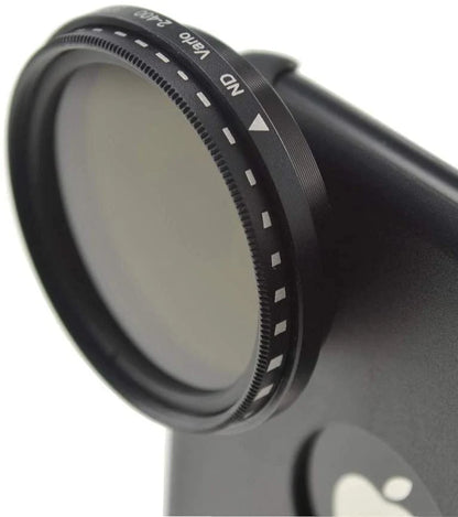 System-S Vario filtro gris filtro de densidad neutra filtro gris filtro ND ND2-400 lente de 37 mm para iPhone 11 Pro