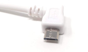 System-S USB A Stecker zu USB 2.0 Micro B Stecker Links Gewinkelt 100 cm