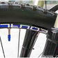 Tapón de válvula System-S Válvula Presta Sclaverand Tapón de válvula de bicicleta fabricado en aluminio en color azul