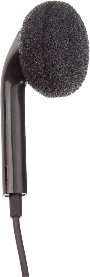 Auriculares mono de una oreja System-S con control remoto para teléfono inteligente, teléfono celular, tableta, negro