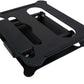 SYSTEM-S stand adjustable for cooling made of metal in black for notebook laptop