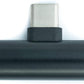 Adaptador USB 3.1 Y tipo C macho a 2x tipo C hembra - audio + carga al mismo tiempo