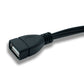 SYSTEM-S Cinch RCA Kabel 20 cm 3 polig Stecker zu USB 2.0 Typ A Buchse Audio