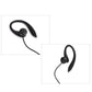 SYSTEM-S Mono In Ear Kopfhörer 115 cm AUX Klinke 2,5 mm Stecker mit Ohrhaken