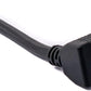 SYSTEM-S USB 2.0 Kabel 35 cm Typ B Stecker zu Typ A Stecker Adapter Winkel in Schwarz