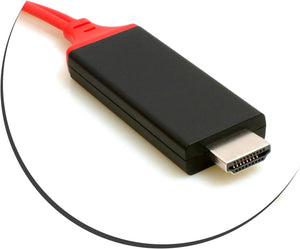 SYSTEM-S HDMI a 1 conector USB A y 1 conector USB A, divisor de cable en Y