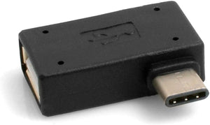 SYSTEM-S USB Typ C 3.1 OTG On The Go Host Adapter Stecker zu USB A 2.0 Buchse Konverter Adapter