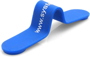 System-S Magnet Clip Cable Tie Cable Clip Cable Manager for Headphones Cable Earphones, Blue