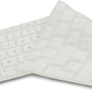 System-S Silikon Tastaturschutz Tastaturabdeckung AZERTY Französische Tastatur Abdeckung Schutz für MacBook Pro 13 Zoll 15 Zoll 17 Zoll iMac MacBook Air 13 Zoll in Weiß