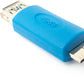 SYSTEM-S USB 3.0 Adapter Typ A Buchse zu Micro B Stecker Kabel in Blau