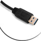 SYSTEM-S USB 3.1 Type C plug 90° angled to USB A 3.0 plug adapter cable data cable charging cable 30 cm