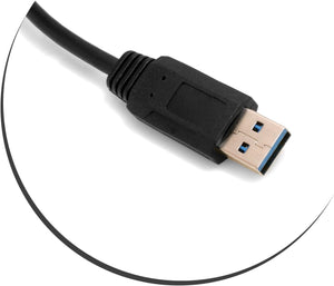 SYSTEM-S USB 3.1 Type C plug 90° angled to USB A 3.0 plug adapter cable data cable charging cable 30 cm