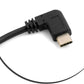 System-S USB A 2.0 (female) to USB 3.1 Type C (male) angled cable extension 20 cm