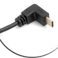 SYSTEM-S USB Typ A 3.0 Kabel Aufwärtswinkel zu USB Typ C 3.1 gewinkelt 97 cm