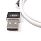 SYSTEM-S Micro USB Kabel 100 cm Rechts Gewinkelt 90° Winkel