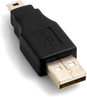 SYSTEM-S Mini USB 5Pin (Male) to USB A (Male) USB adapter