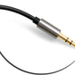 SYSTEM-S adapter cable 3.5mm jack (male) to 3.5mm jack AUX stereo plug 100 cm 3-pin (male)