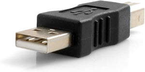 SYSTEM-S USB tipo A maschio a USB tipo B maschio cavo adattatore convertitore adattatore spina