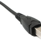 System-S USB 2.0 Kabel 30cm Typ B Stecker zu 5 polig Leiterplattenstecker Adapter Schwarz