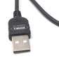 System-S USB C 3.1 to USB A angled spiral cable 50 - 100 cm