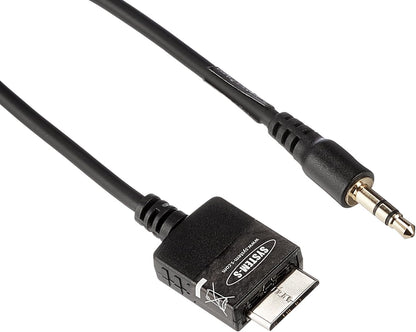 System-S USB to 3.5mm audio cable for Sony Walkman NWZ