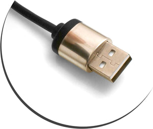 USB Type C 3.1 (mâle) vers USB A 2.0. (Mâle) Câble 50-100 cm Câble spiralé extensible