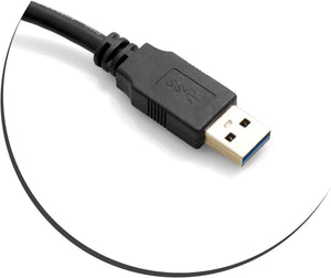 SYSTEM-S USB Typ A 3.0 (male) auf 7 + 9 16pin 1.8 Zoll  Micro SATA Adapter für HDD Festplatte SSD Adapter Kabel