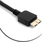 SYSTEM-S USB Kabel Datenkabel OTG Host Micro USB 3.0 auf USB A 3.0, 24 cm