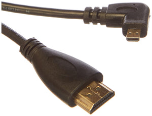 System-S Cable Micro HDMI a HDMI estándar en ángulo de 90° 50 cm