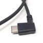 System-S USB C 3.1 a USB A cable espiral en ángulo 50 - 100 cm