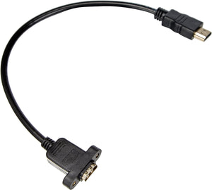 Cavo di prolunga adattatore per montaggio a pannello HDMI maschio a HDMI da 35 cm