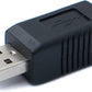 System-S USB A male auf  USB B female Adapterstecker Converter Konverter Adapter