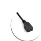 SYSTEM-S Mini USB cable left angled to Mini USB socket 25 cm