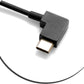 SYSTEM-S USB 3.1 Type C Stecker 90° gewinkelt zu USB A 2.0 Stecker Adapter Kabel Datenkabel Ladekabel 300cm