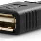 SYSTEM-S OTG Adapter USB A Eingang zu Micro USB Stecker Adapter Stecker On-The-Go Host Kabel