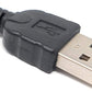 SYSTEM-S 2m meter Micro USB 2.0 cable angled 90 degree angle plug (right/male) adapter data cable and charging cable