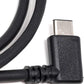 SYSTEM-S USB Typ A (Male) auf USB Typ C 3.1 (Male) gewinkelt Kabel 50 cm