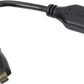 SYSTEM-S Micro HDMI 1.4 Tipo D Maschio (maschio) a Mini HDMI 1.4 Tipo C (femmina) Convertitore adattatore cavo femmina 15 cm