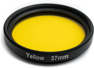 SYSTEM-S Farbfilter Gelb 37 mm Gewinde anschraubbar Filter für Fotografie