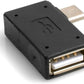 SYSTEM-S Adaptador USB tipo C 3.1 OTG On The Go Host Adaptador convertidor macho a USB A 2.0 hembra