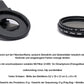 SYSTEM-S ND Vario Filter 37 mm Neutraldichtefilter Graufilter mit Clip für Smartphone