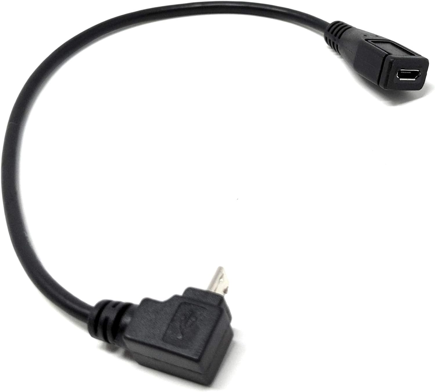 System-S Micro USB Kabel, 90° Winkelstecker, 20 Cm – Daten- & Ladekabel Für Platzsparende Anschlüsse