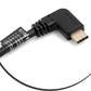 SYSTEM-S USB 3.1 Type C Stecker 90° gewinkelt zu USB A 3.0 90° Grad Rechter Winkel Stecker Adapter Kabel Datenkabel Ladekabel 30 cm