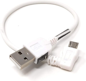 System-S Micro USB 2.0 Kabel 20 cm 90 ° Links Gewinkelt