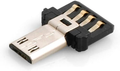 System-S USB OTG On The Go Adapter 2.0 Typ A (male) zu Micro (male) Konverter für Speichersticks