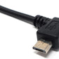 System-S Cavo micro USB cavo dati cavo di ricarica spina ad angolo 30 cm