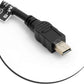 SYSTEM-S Mini USB 5pin  auf USB Typ A 2.0 Kabel Panel Mount 50cm