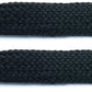 SYSTEM-S 5er Pack Halsband Trageband mit Schlaufe in Schwarz für Smartphone MP3-Player
