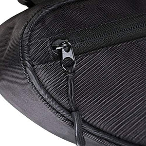 Accesorio para bolsa de bicicleta SYSTEM-S en negro impermeable para bomba de bicicleta con lámpara